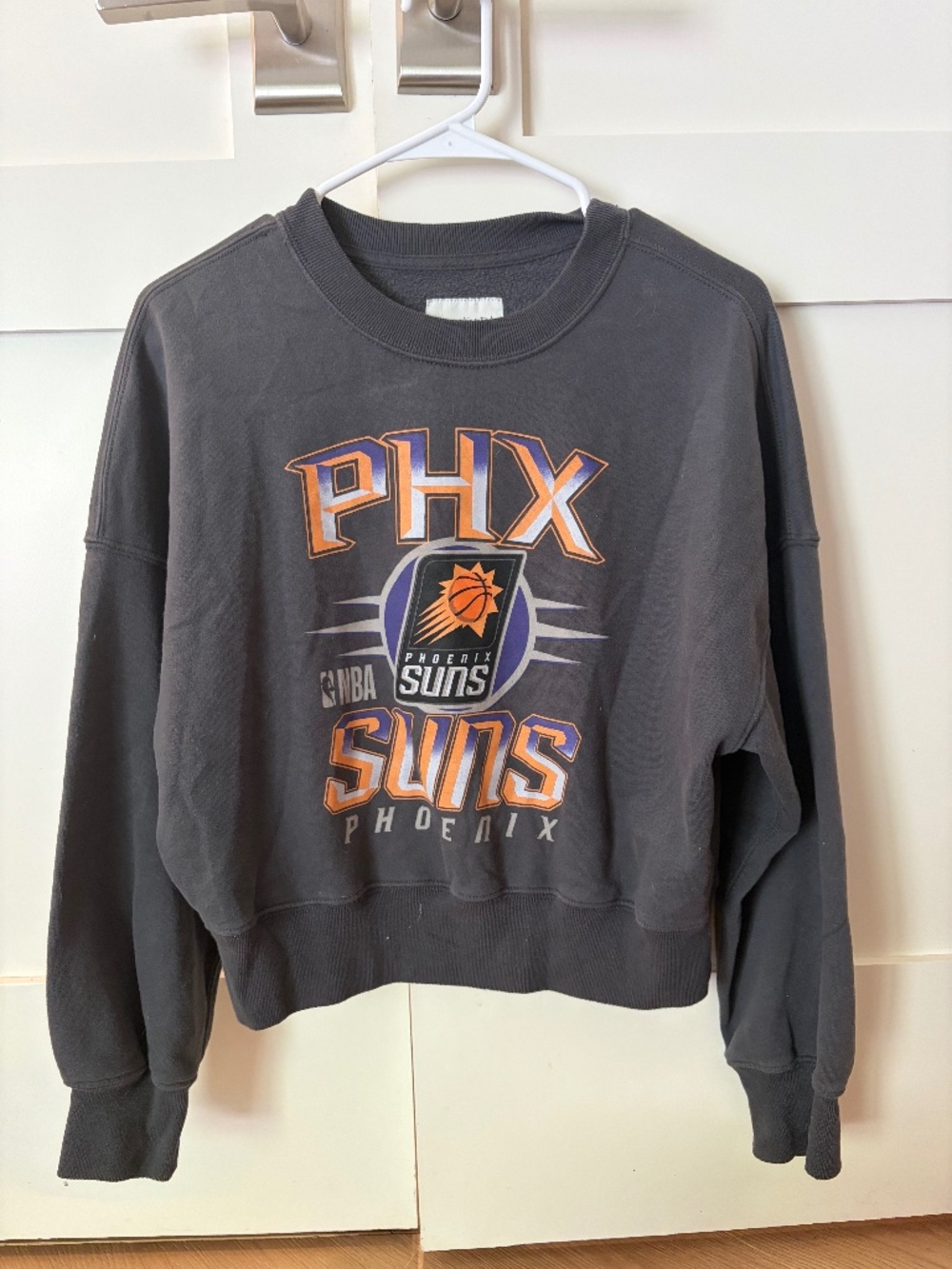 Abercrombie & Fitch Phoenix Suns Cropped Graphic Sweatshirt XS NBA
